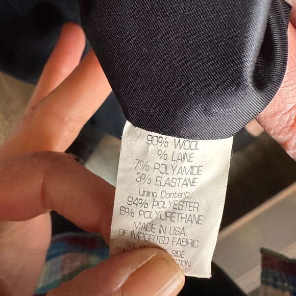 Theory Front Zip Wool Sheath Dress, Navy 0 EUC - Picture 11 of 11